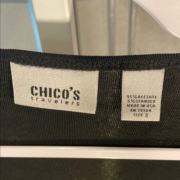 Lightweight Travelers Chico's Black Cardigan Sweater - Picture 2 of 4